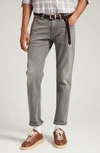 Eleventy Low-rise Straight-leg Jeans In Medium Grey