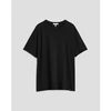 RAG & BONE BLACK BLACK MINI SLUB BOYFRIEND TEE