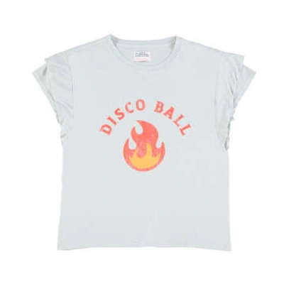 Sisters Department Double Sleeve T -shirt Ball Gray Disc