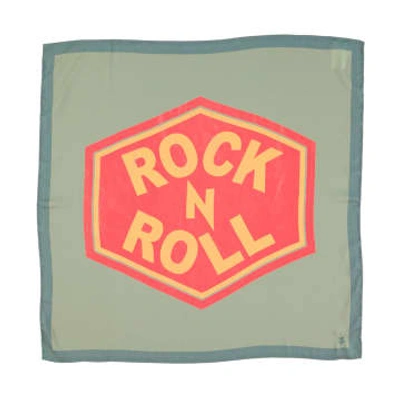Sisters Department Silky Rock & Roll Green Scarf