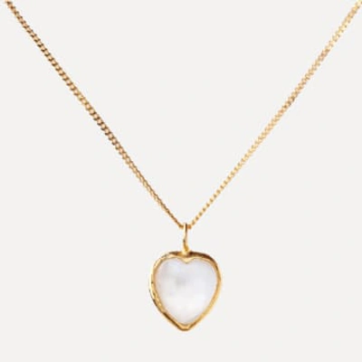 Curiouser And Curiouser M.o.p Heart Necklace