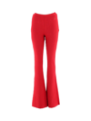COURRÈGES COURRÈGES RIBBED FLARED TROUSERS