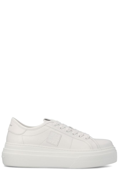 Givenchy Logo Patch Lace In White