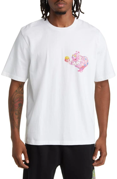 Krost X Hasbro Candyland Creature Cotton Graphic T-shirt In White