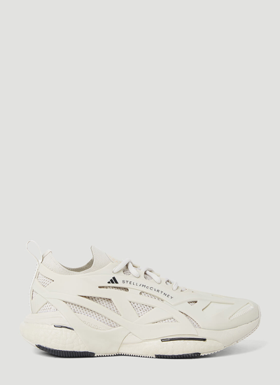 Adidas By Stella Mccartney Solarglide Panelled Running Trainers In White