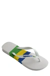 Havaianas Brazil Tech Flip Flop In White