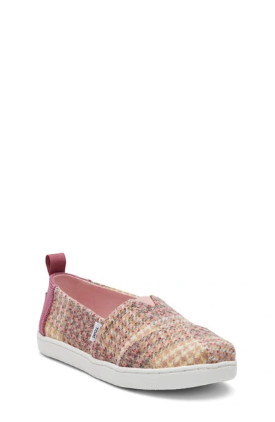 Toms Kids' Alpargata Slip-on Sneaker In Pink