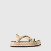 ISABEL MARANT ISABEL MARANT WOMEN'S EDON BEIGE SANDALS