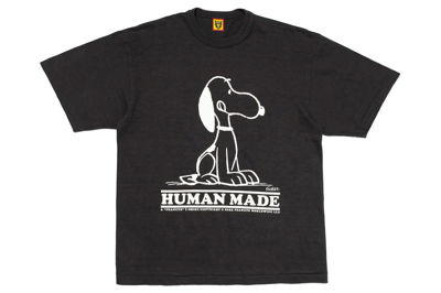 Pre-owned Human Made Peanuts #1 T-shirt Black