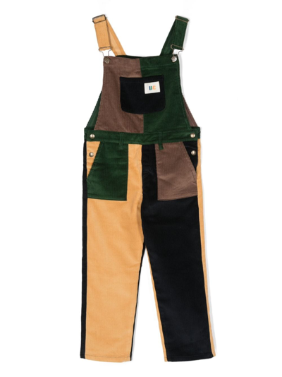 Bobo Choses Kids Multicolor Colourblock Dungarees