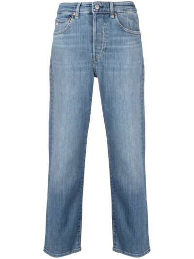 Ag American Straight-leg Jeans In Blue