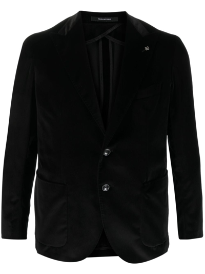 Tagliatore Single-breasted Tailored Blazer In Black