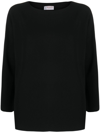 ALBERTO BIANI CREW-NECK LONG-SLEEVE BLOUSE