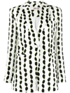 DIANE VON FURSTENBERG DALTON ABSTRACT-PRINT BLAZER