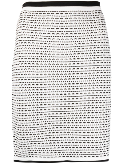 Diane Von Furstenberg Rayna Pencil Skirt In White