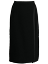 DICE KAYEK OVERLAPPING-PANEL HIGH-WAIST SKIRT