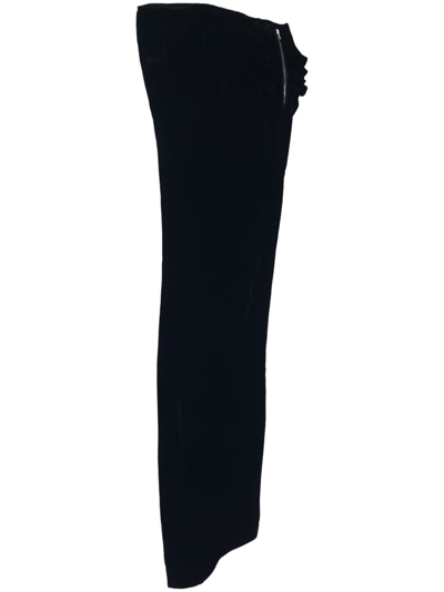 Rick Owens Edfu Silk-blend Skirt In Black