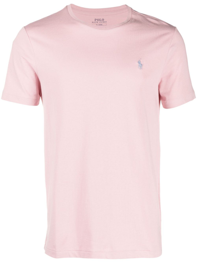 Polo Ralph Lauren Polo Pony Cotton T-shirt In Pink
