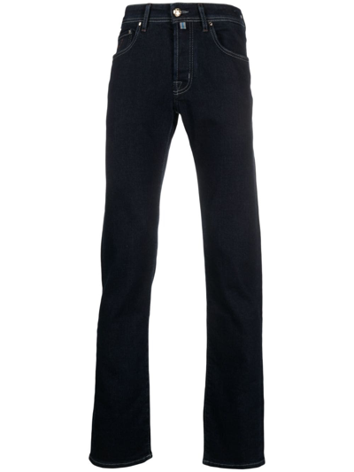 Jacob Cohen Low-rise Slim-fit Jeans In Blue