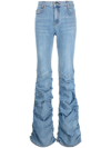 ANDERSSON BELL MAHINA RUCHED FLARED JEANS