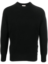 Altea Crew-neck Wool-blend Jumper In Black