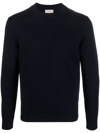 Altea Crew-neck Virgin Wool Jumper In Blue