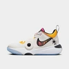 Nike Big Kids' Team Hustle D 11 Stretch Lace Basketball Shoes In White/white/phantom/black