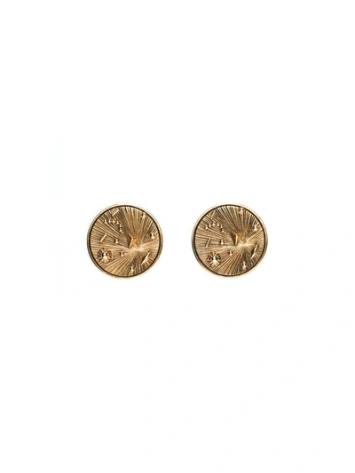 Thot Brass Earrings Accessories In Grey