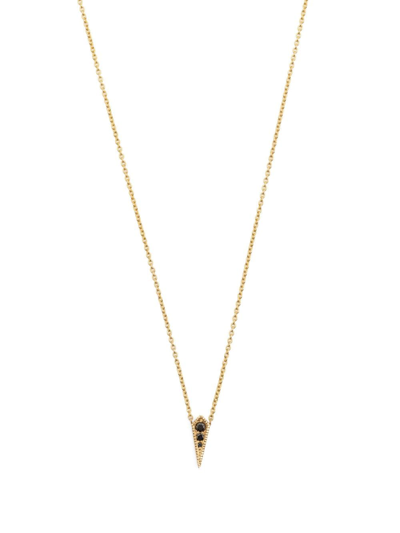 LIZZIE MANDLER FINE JEWELRY 14KT YELLOW GOLD KITE DIAMOND NECKLACE