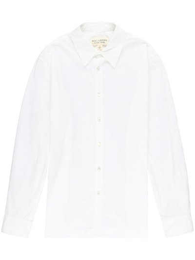 Nili Lotan Raphael Classic Shirt In White