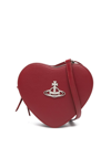 VIVIENNE WESTWOOD RED BELLE HEART FRAME CLUTCH BAG,4304006MS000D19907630