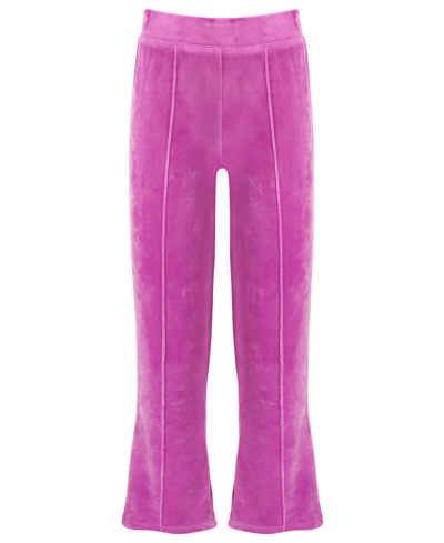 Id Ideology Big Girls Core Velour Sweatpants, Created For Macy's In Berry Frost