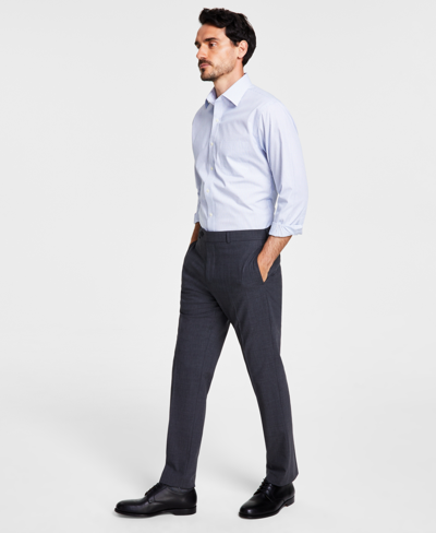 Brooks Brothers B By  Men's Classic-fit Stretch Wool Blend Suit Separates Pant In Med Grey