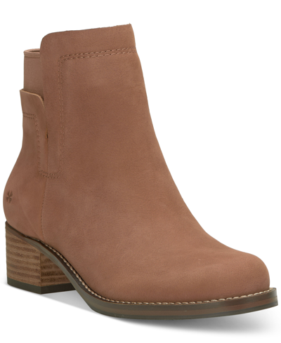 Lucky Brand Women's Hirsi Pull-on Ankle Booties In Latte Leather