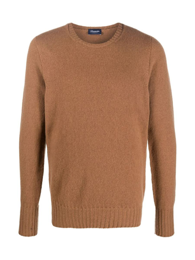 Drumohr Geelong Pullover Clothing In Brown