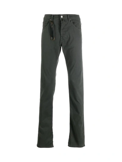 Incotex Blue Division Double Breasted Over Jacket In Green