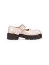 Mm6 Maison Margiela 'mary Janes' Ballet Flats In White