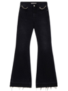Stella Mccartney Falabella Flared Jeans In Black