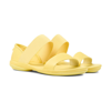 Camper Right Nina Flat Sandals In Light Yellow
