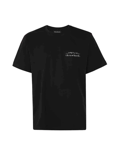 Throwback Logo T Shirt Clothing In Black