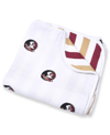 THREE LITTLE ANCHORS INFANT THREE LITTLE ANCHORS FLORIDA STATE SEMINOLES 47" X 47" MUSLIN 4-LAYER BLANKET