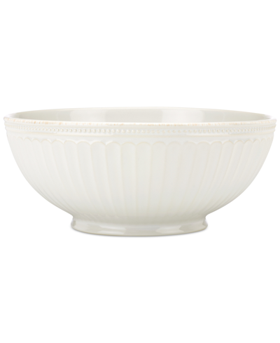 Lenox French Perle Groove Serving Bowl In White