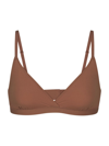 Skims Women's Fits Everybody Crossover Bralette In Bronze