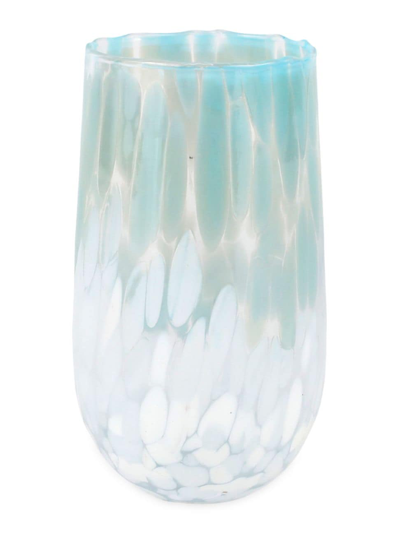 Vietri Nuvola Highball Glass In Blue White