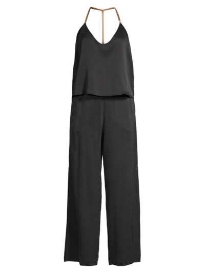 Lunya Women's Washable Silk Cami & Pants Set In Immersed Black
