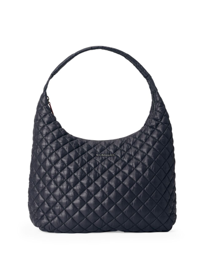 Mz Wallace Women's Metro Quilted Nylon Shoulder Bag In Black