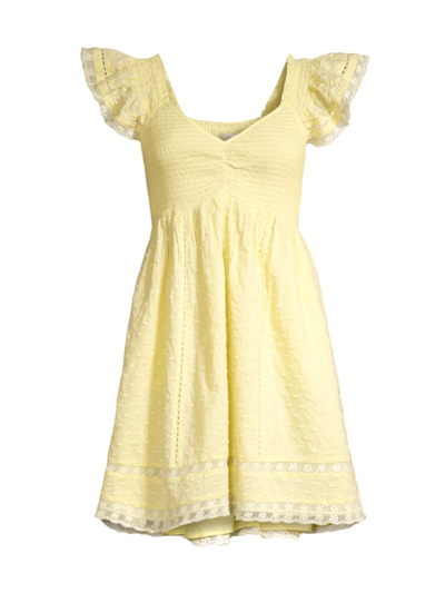 Loveshackfancy Women's Heritage Athalia Dress In Gilded Yellow