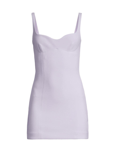 Bec & Bridge Purple Zoey Minidress In Pale Lilac