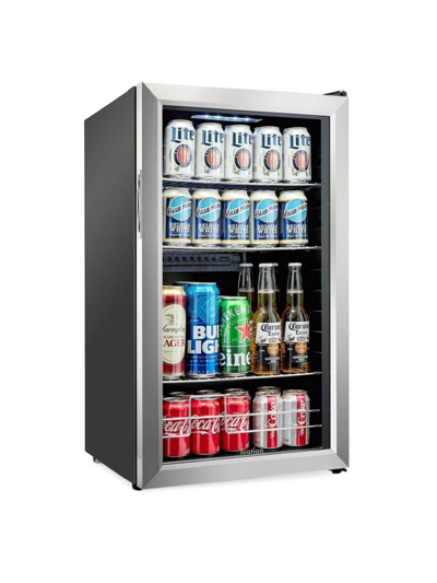 Ivation 126 Can Small Refrigerator In Stainless Steel