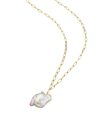 PAIGE NOVICK WOMEN'S ORGANIC GEMS GOLD-PLATE & BAROQUE PEARL CHAIN NECKLACE